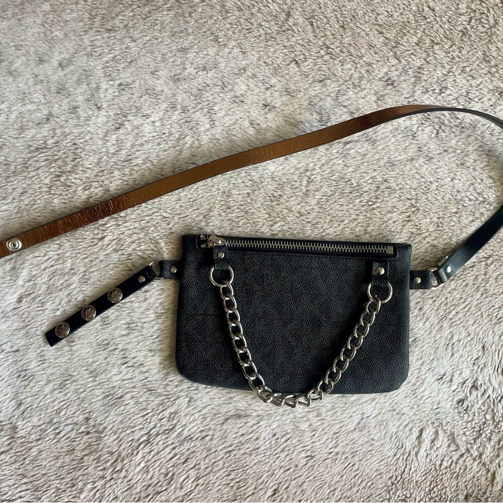 Black Michael Kors belt bag